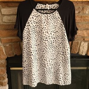Donated Leopard print top